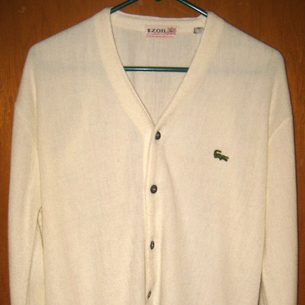Lacoste Cardigan Sweater Cream XL